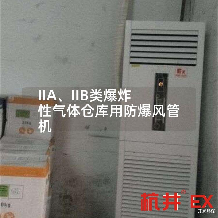 IIA、IIB類爆炸性氣體倉庫用防爆風管機